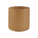 Vaso Cachepot em Metal Marrom 14cm - Ela Decora
