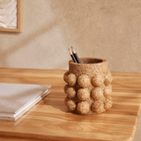 Vaso Cachepot em Palha de Café 13cm - Ela Decora