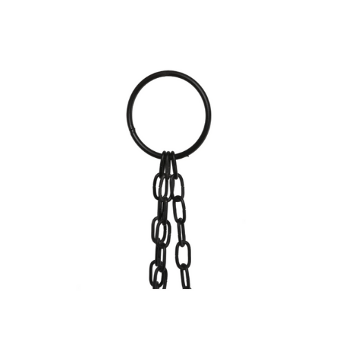 Vaso Cachepot Pendente em Metal Preto 16,5cm - Ela Decora