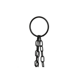 Vaso Cachepot Pendente em Metal Preto 16,5cm - Ela Decora