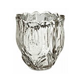 Vaso Decorativo Champanhe Cachepot Vidro - 10 cm - Ela Decora