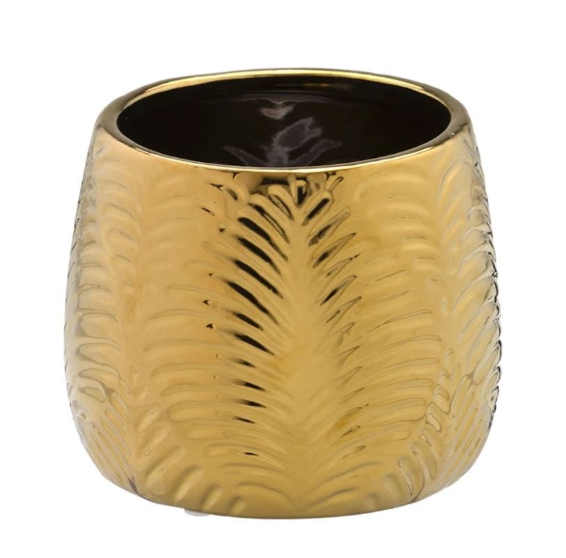 Vaso Decorativo Dourado 15cm - Ela Decora