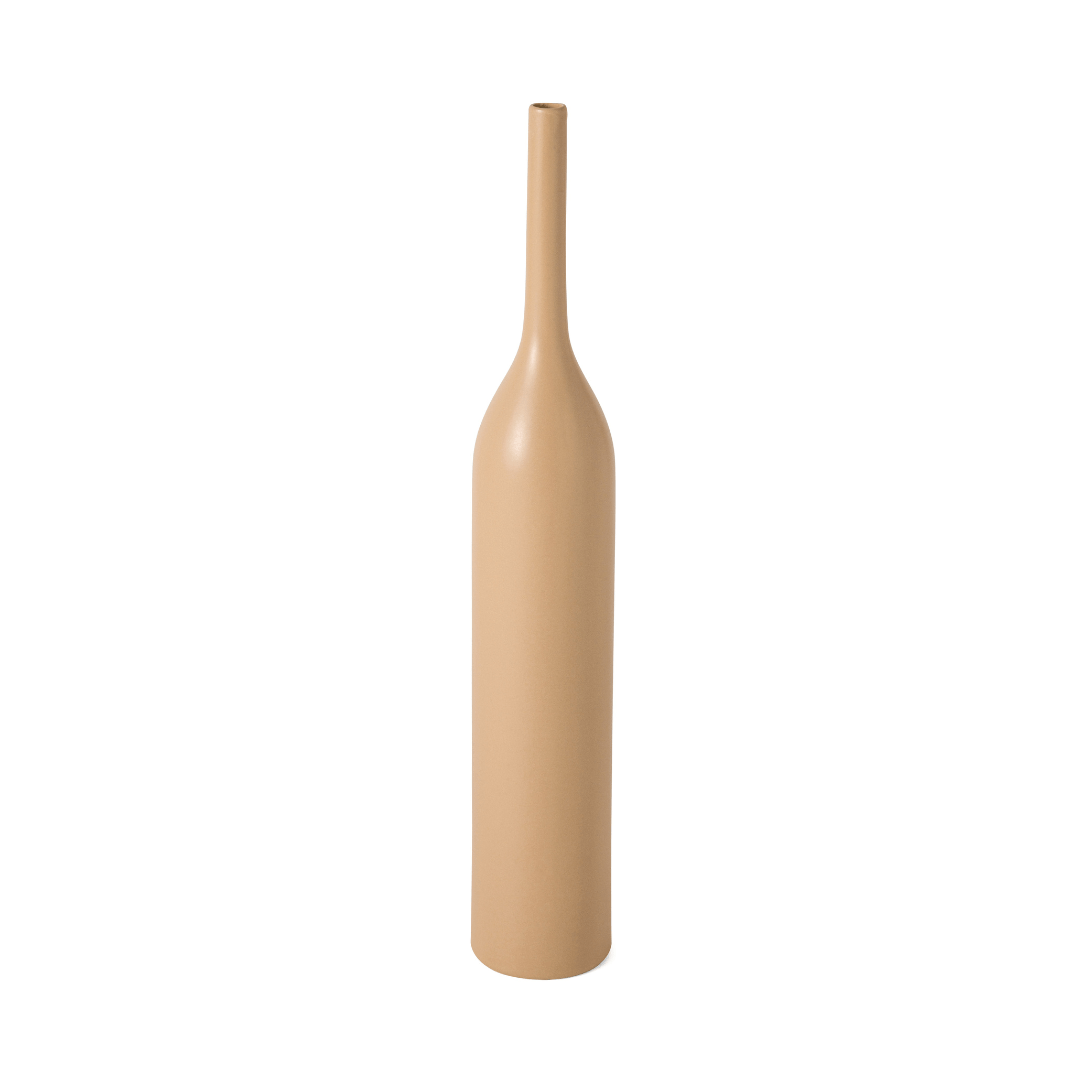Vaso Decorativo em Cerâmica Marrom 40,5cm - Ela Decora