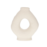 Vaso Decorativo em Cerâmica Vazado 20cm - Ela Decora