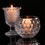 Vaso Decorativo Porta Velas Cachepot de Cristal - 11 x 9 cm - Ela Decora
