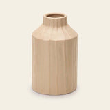 Vaso em Cerâmica Bege 23 cm x 14 cm - Ela Decora