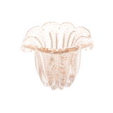 Vaso Murano Italy de Vidro Dourado 13cm - Ela Decora