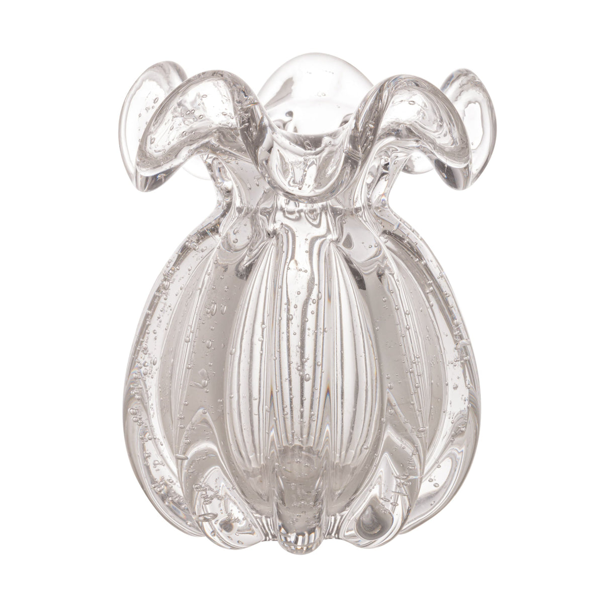 Vaso Murano Trouxinha de Vidro Italy 17cm - Ela Decora