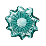 Vaso Murano Trouxinha de Vidro Italy Azul Verde Tiffany 17cm - Ela Decora