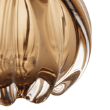 Vaso Murano Trouxinha de Vidro Italy Marrom 11 cm - Ela Decora