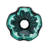 Vaso Murano Trouxinha de Vidro Italy Verde Esmeralda e Dourado - 11 cm - Ela Decora