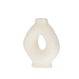 Vaso Decorativo em Cerâmica Vazado 28,5cm