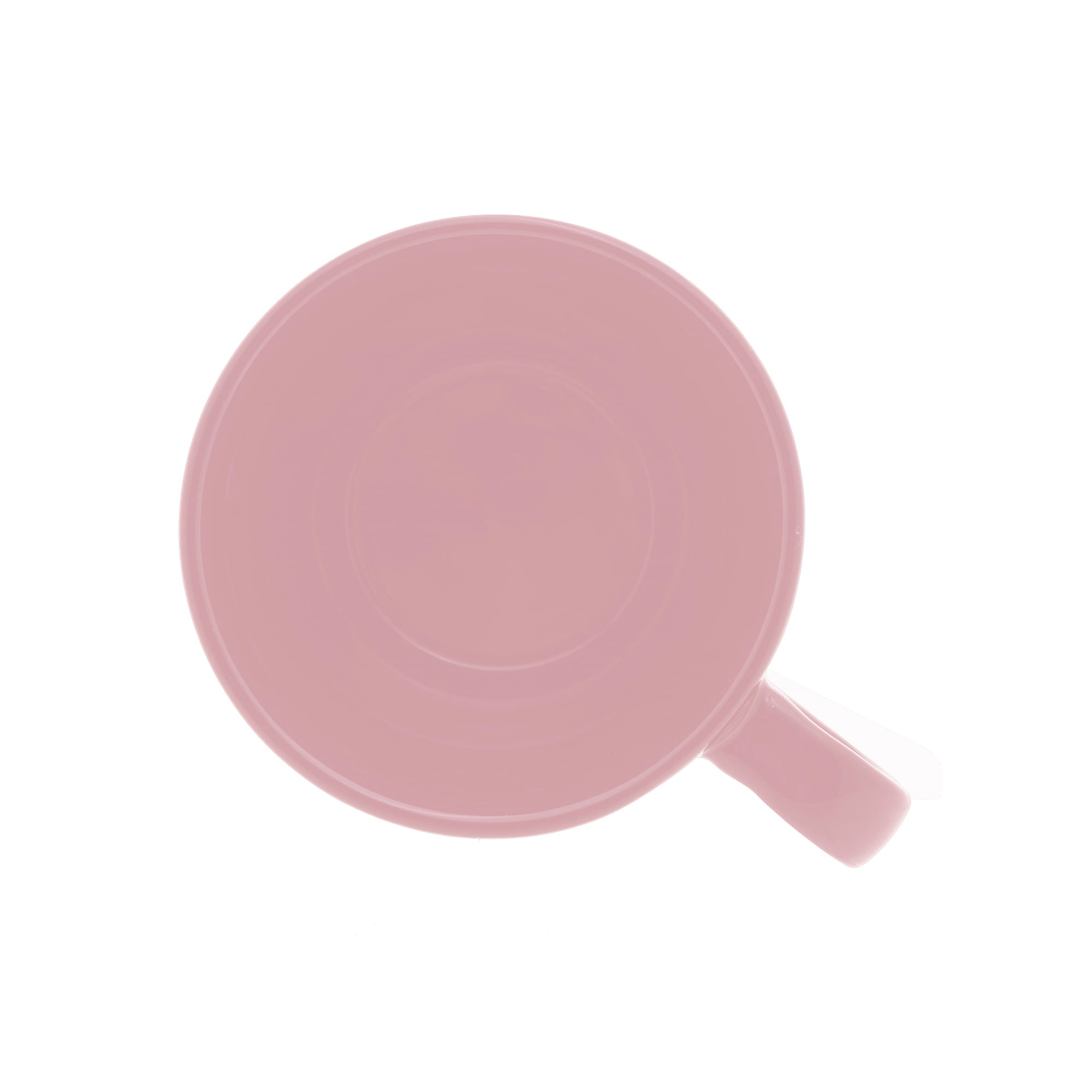 Xícara de Café Cerâmica Empilhável Rosa 90ml - Ela Decora