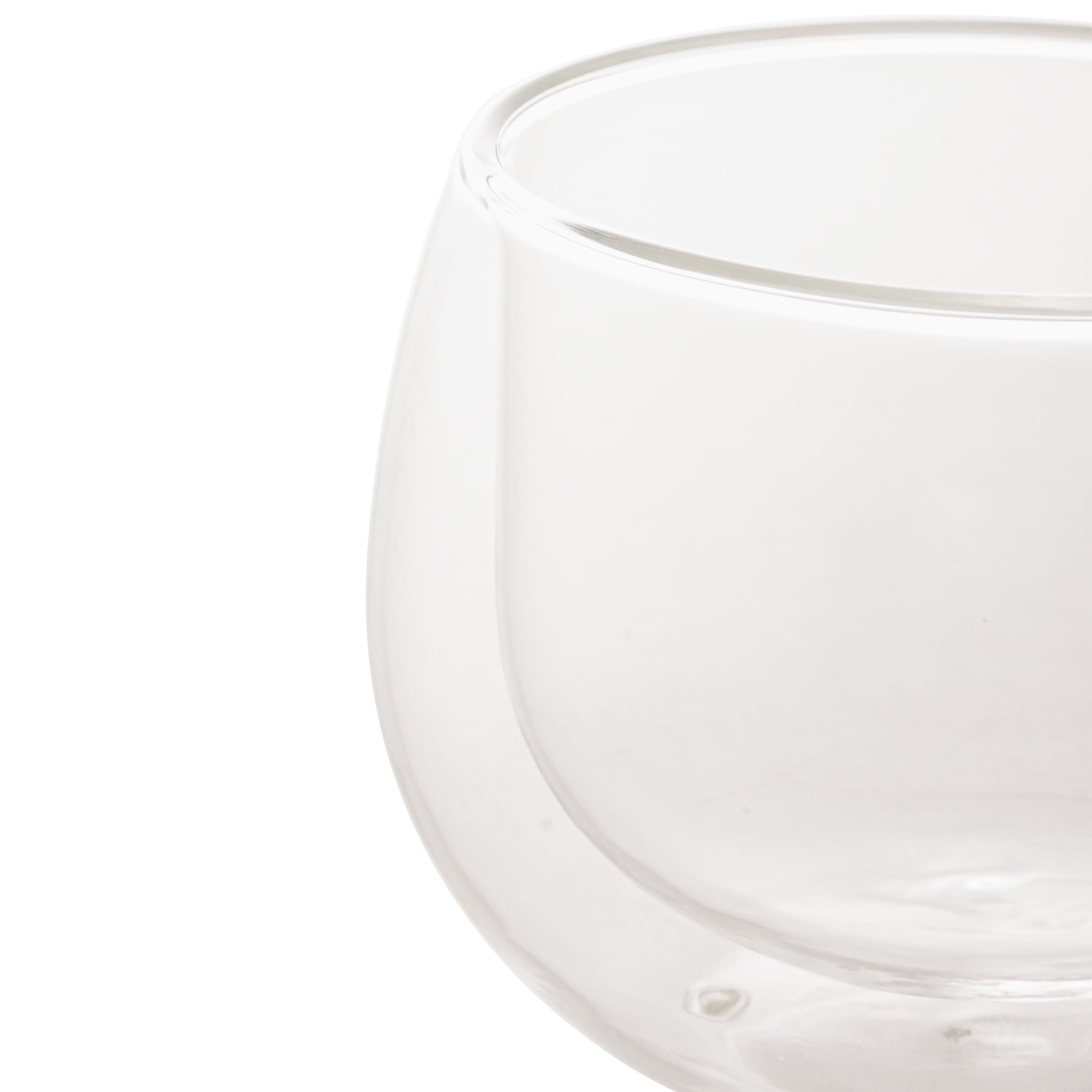 Xícara de Café Parede Dupla Vidro Borossilicato 240ml - Ela Decora