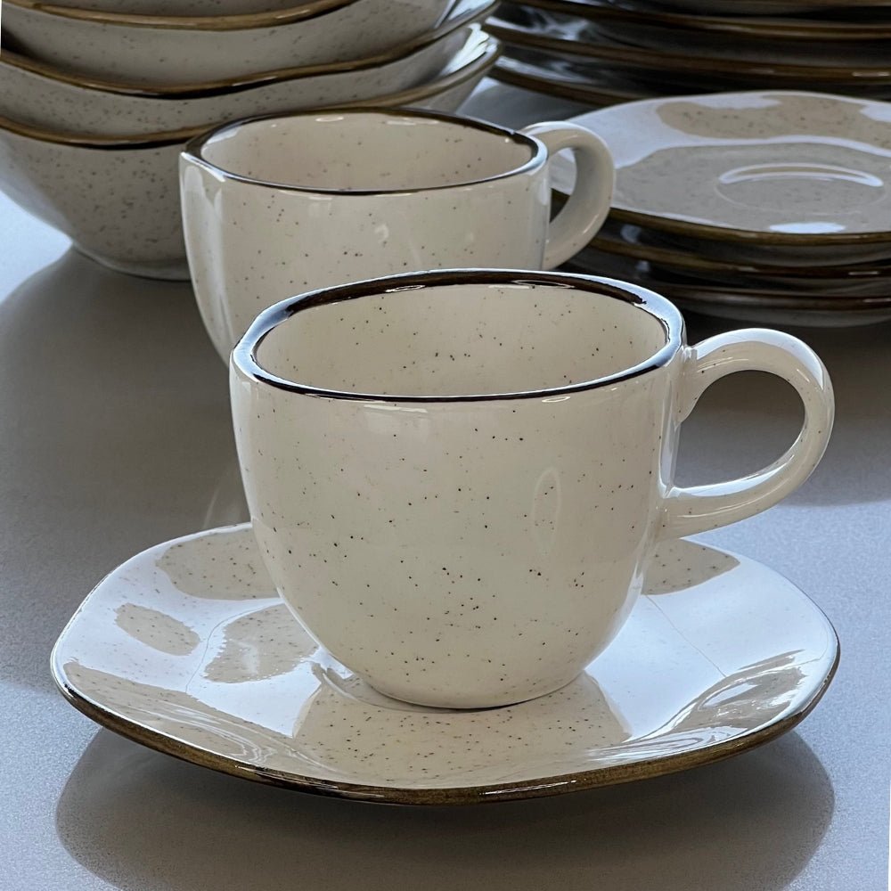Xicara de Chá com Pires Maresia 220ml - Ela Decora