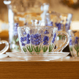 Xícara de Chá com Pires Lavanda 220ml