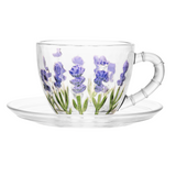 Xícara de Café com Pires Lavanda 80ml
