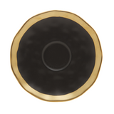 Xícara de Café Dubai Preto e Dourado 90ml